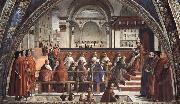 Domenicho Ghirlandaio Bestatigung der Ordensregel der Franziskaner oil painting on canvas
